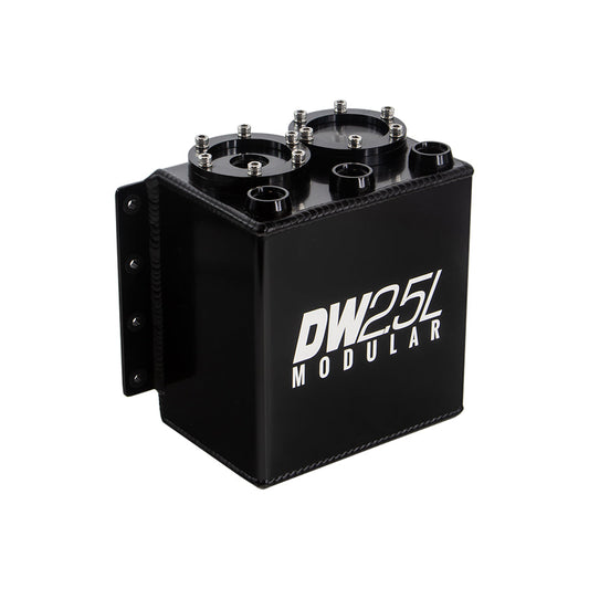 2.5L modular surge tank, universal. Fits 1 or 2 DW250il fuel pumps, PN 9-250