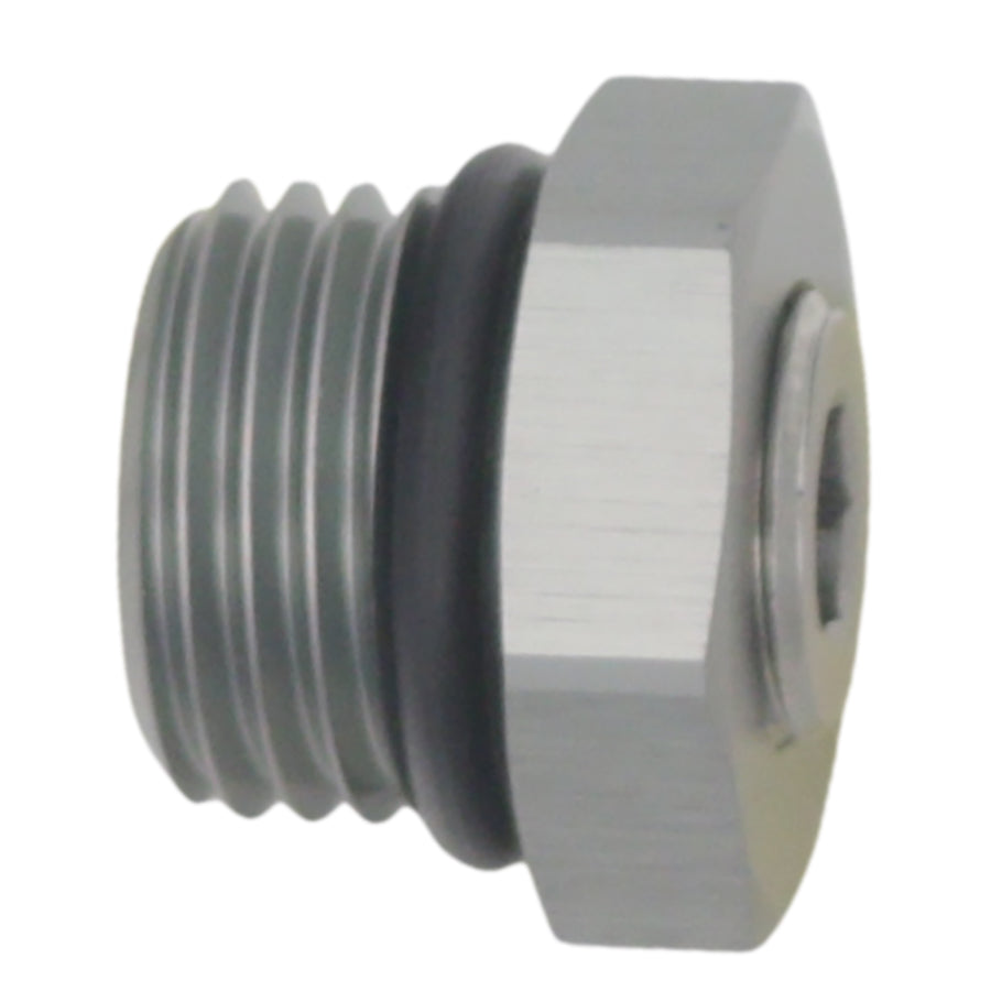 6AN ORB Plug Fitting with 1/8" NPT Port