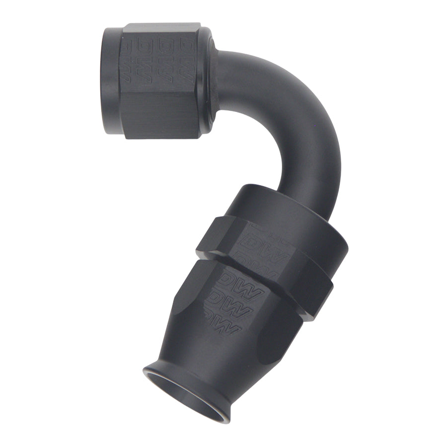 120-Deg. 8AN PTFE Swivel Hose End