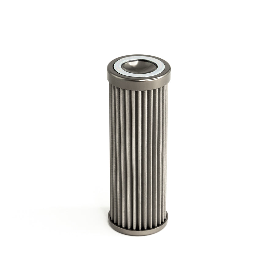 In-line fuel filter element, stainless steel 40 micron.  DW 160mm housing. Universal