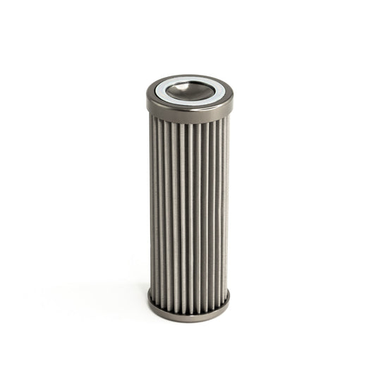 In-line fuel filter element, stainless steel 40 micron.  DW 160mm housing. Universal