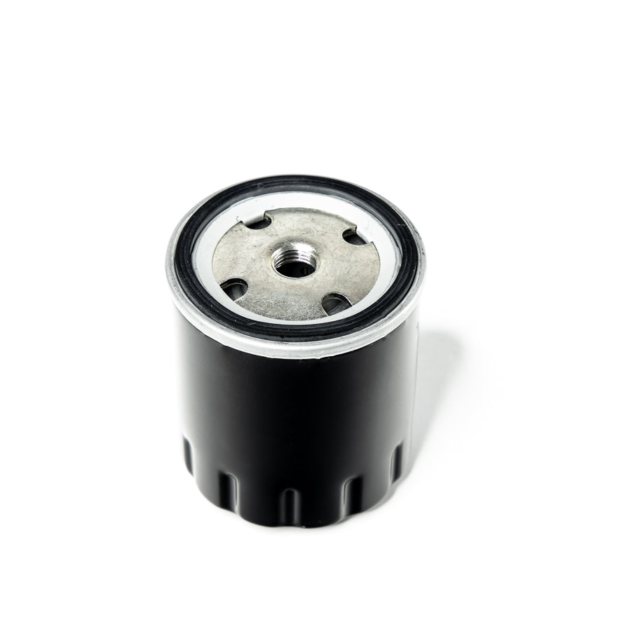 Replacement spin-on fuel filter element, 5 micron. Fits DW Spin-on fuel filter housing. E85 compatible. Universal
