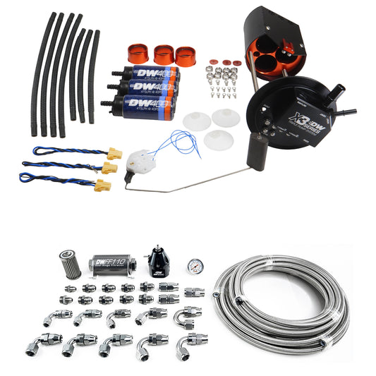 2005-2018 GM Truck X3 Module + DW400 Pumps + Plumbing Kit
