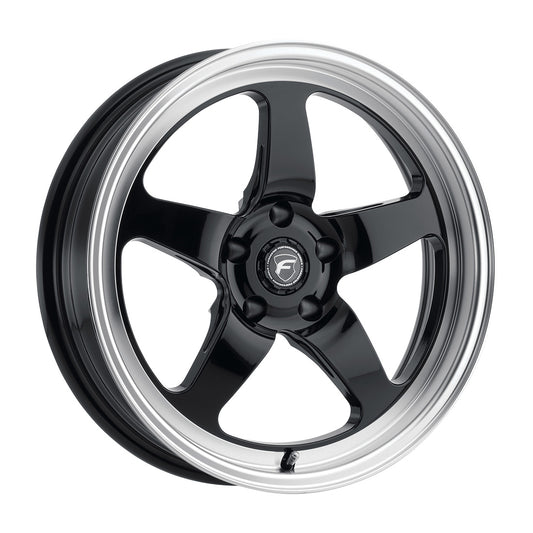 D5 Drag 18 | 18x5 | 5x120.65 | Gloss Black Machined | Gloss Black | Non-BL | F0918C062N38