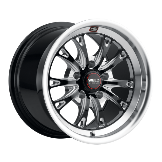 Belmont Drag 15 | 15x10 | 5x120 | Gloss Black Milled | Gloss Black Milled | Non-BL | S157B0022P45