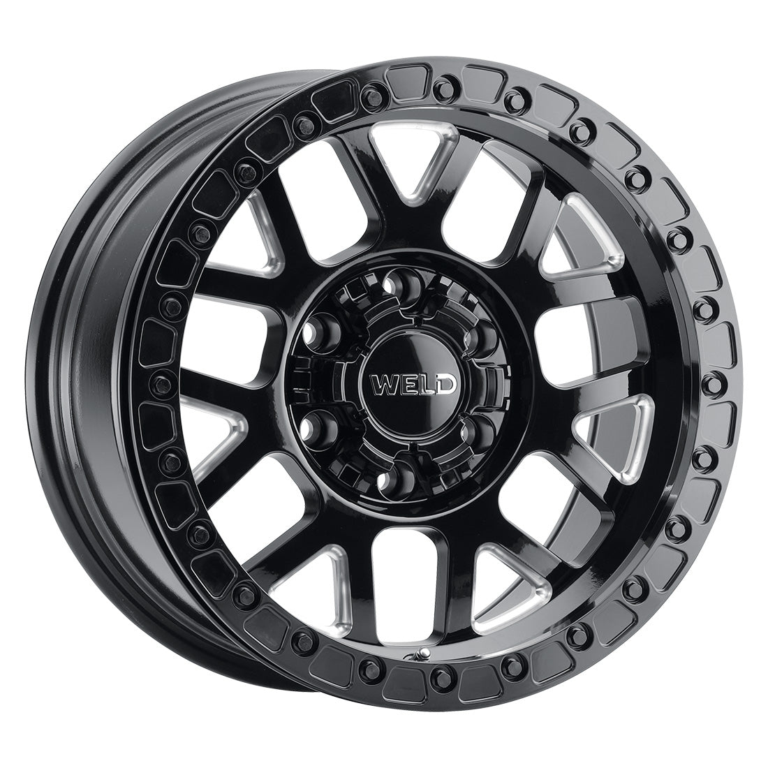 Cinch Beadlock 17 | 17x9 | 6x135 | Gloss Black Milled | Gloss Black Milled | Gloss Black SBL | W90279098450