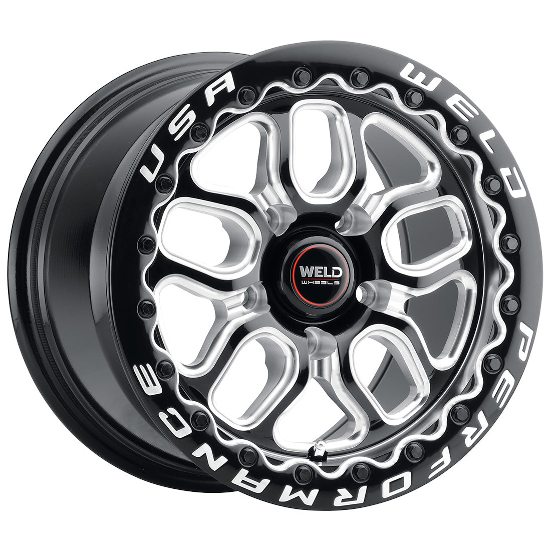 Laguna Beadlock 17 | 17x10 | 5x112 | Gloss Black Milled | Gloss Black Milled | Black SBL | S90770045P40