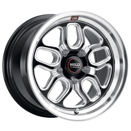 Laguna Drag 15 | 15x10 | 5x120.65 | Gloss Black Milled | Gloss Black Milled | Non-BL | S152B0063P50