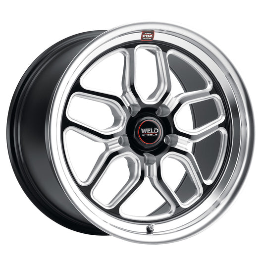 Laguna Drag 18 | 18x5 | 5x114.3 | Gloss Black Milled | Gloss Black Milled | Non-BL | S1528C067N23