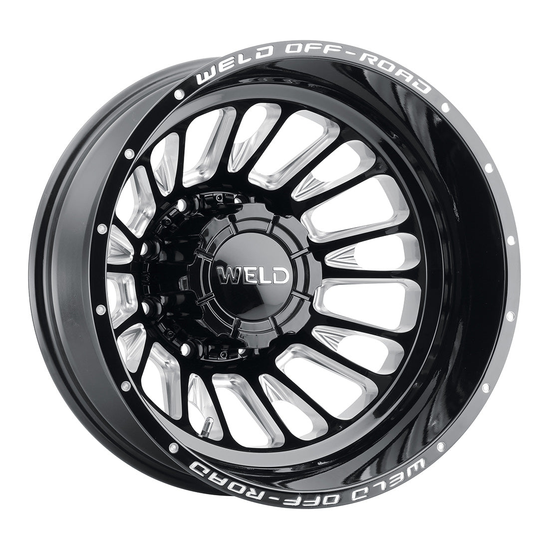 Scorch Dually Rear 20 | 20x8.25 | 8x200 | Gloss Black Milled | Gloss Black Milled | Non-BL | W12108292N41