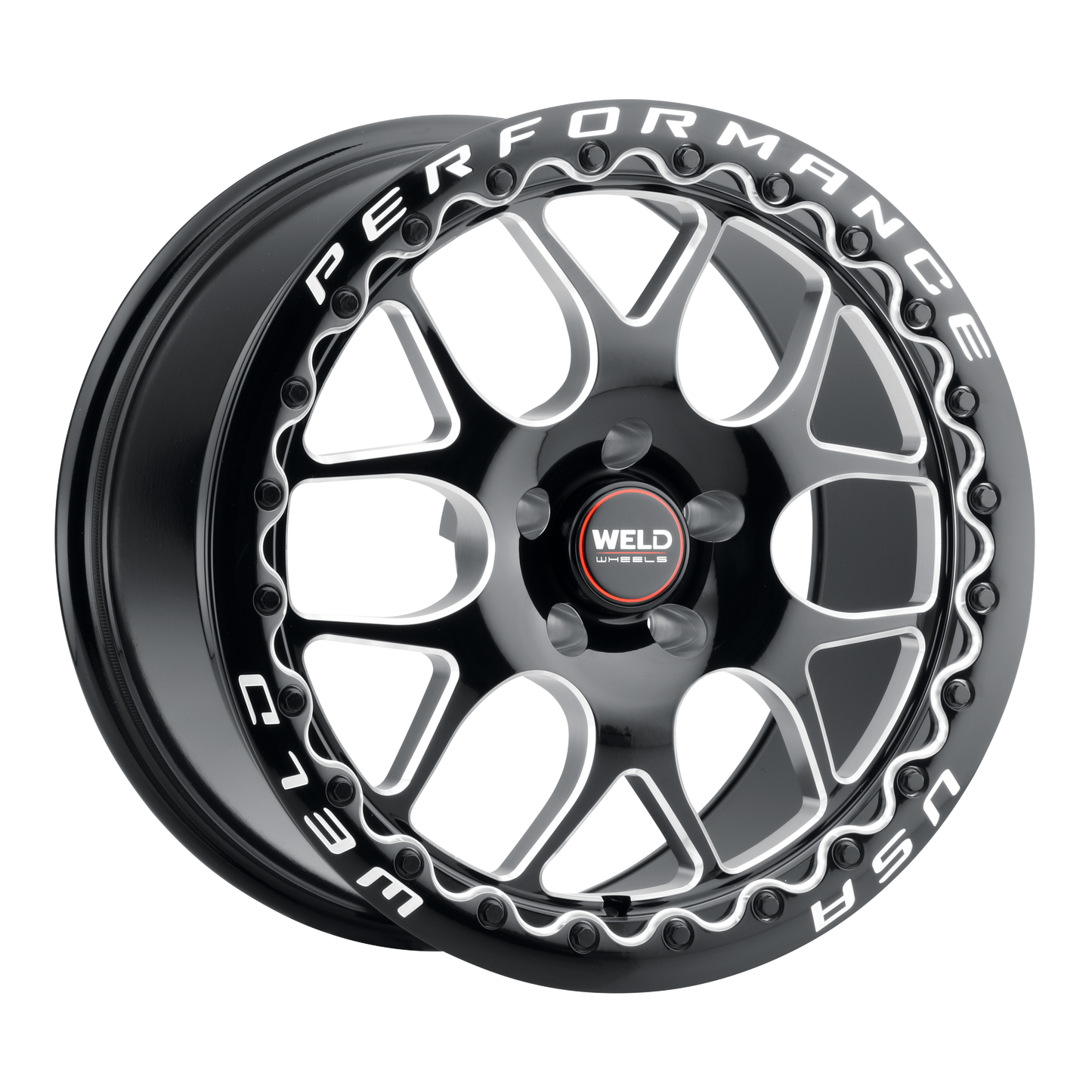 Solana Beadlock 18 | 18x10 | 5x120 | Gloss Black Milled | SBL | S91080022P42