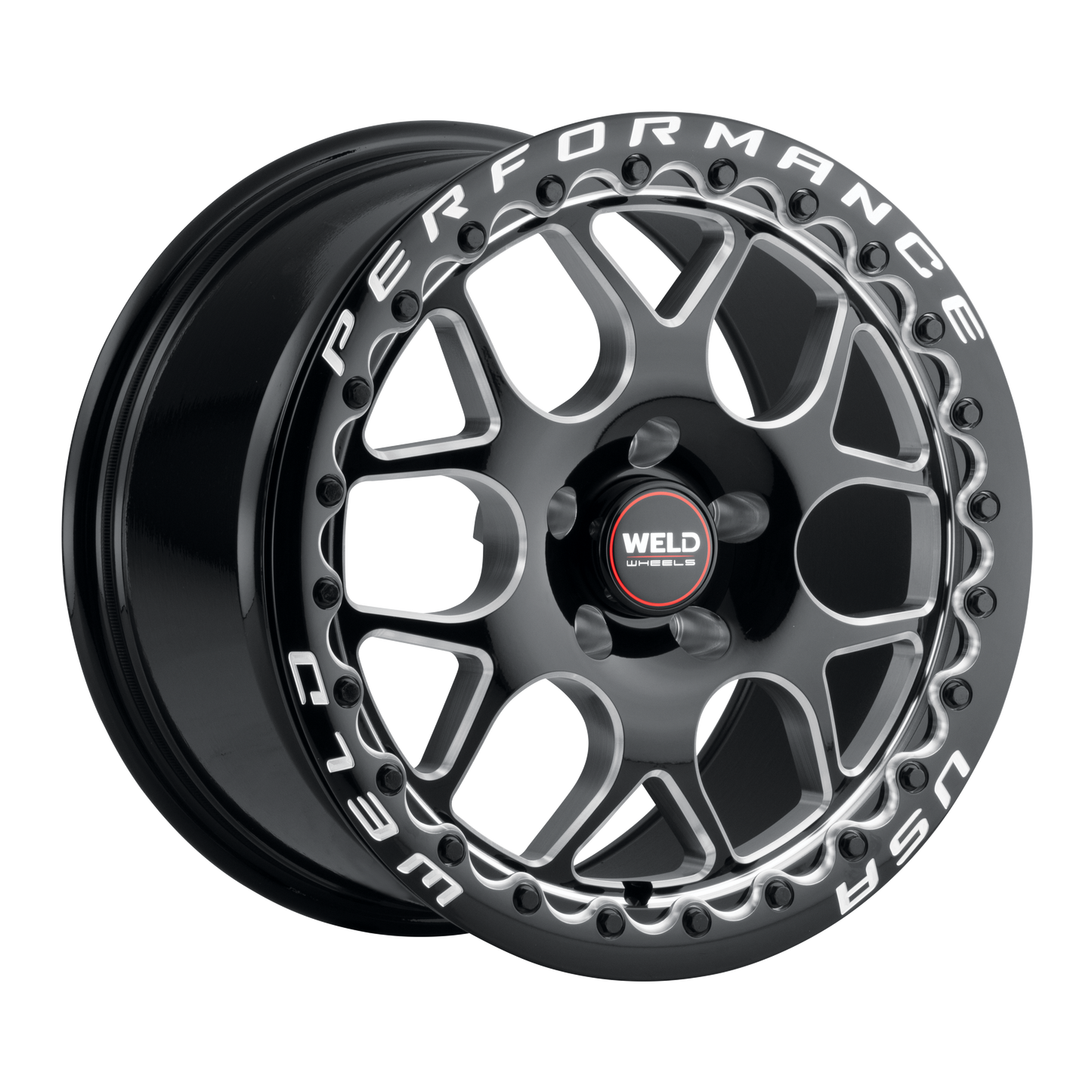 Solana Beadlock 17 | 17x10 | 5x114.3 | Gloss Black Milled | SBL | S91070067P00