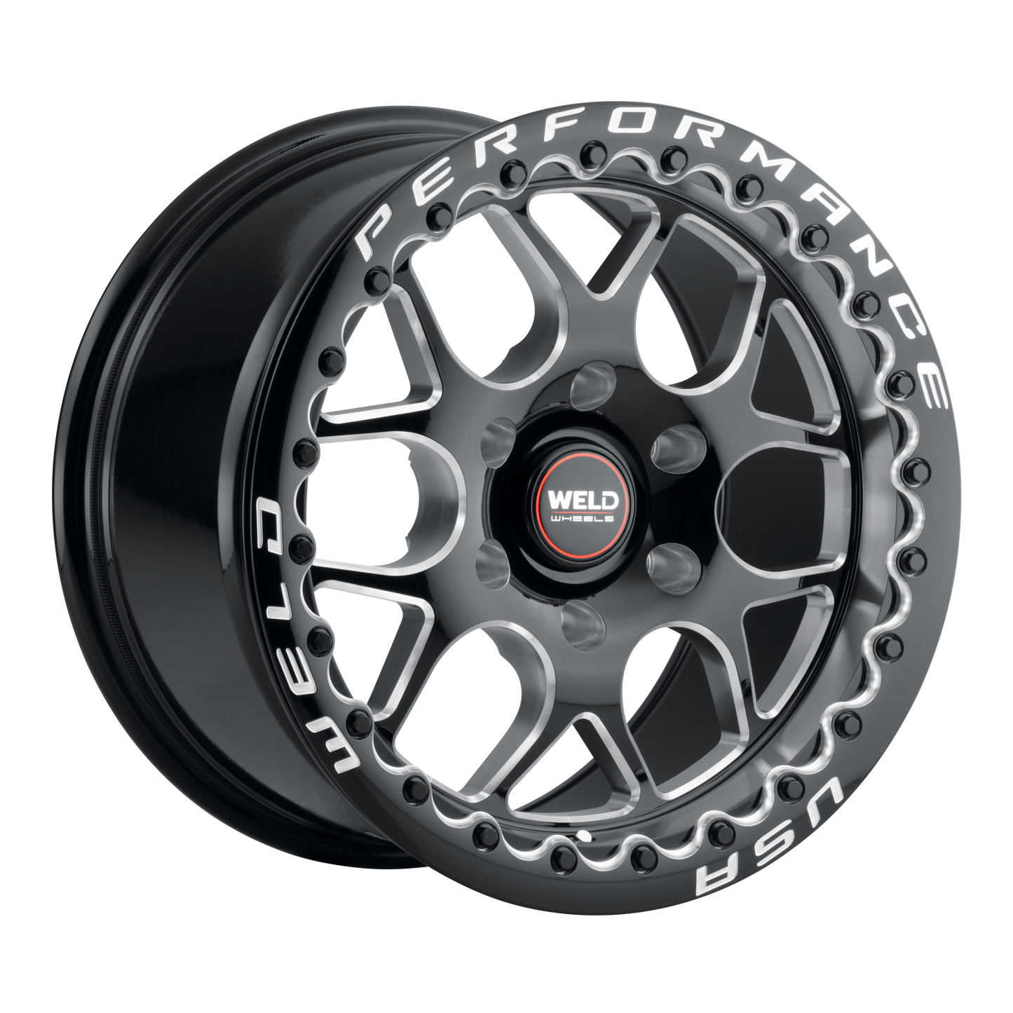 Solana Beadlock 17 | 17x10 | 6x139.7 | Gloss Black Milled | SBL | S91070084P25