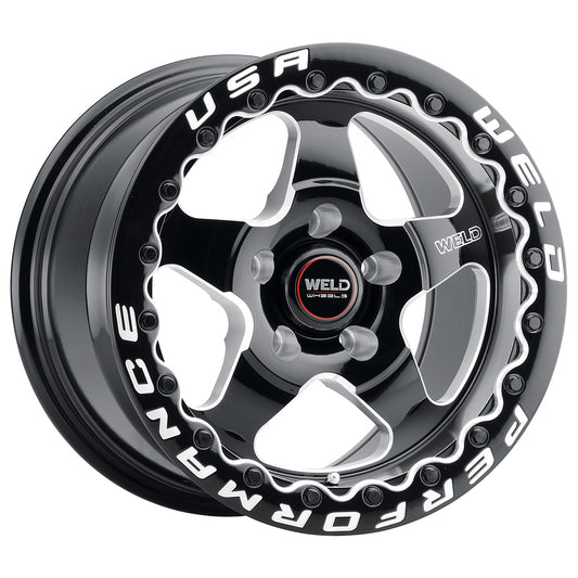 Ventura Beadlock 15 | 15x10 | 5x115 | Gloss Black Milled | Gloss Black Milled | Black SBL | S904B0071P22