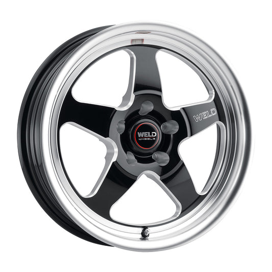 Ventura Drag 18 | 18x5 | 5x115 | Gloss Black Milled | Gloss Black Milled | Non-BL | S1558C071N32