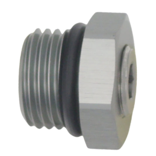 6AN ORB Plug Fitting with 1/8" NPT Port