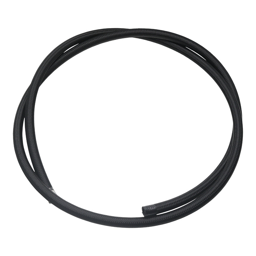 6 ft, 6AN Black Nylon Braided PTFE Hose