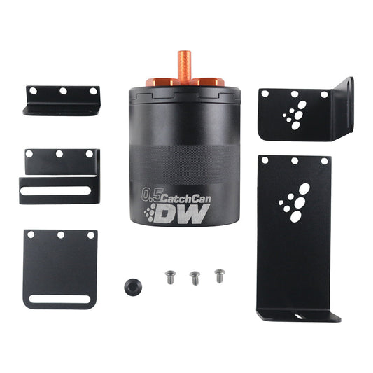 Deatschwerks 0.5 Liter Street Oil Catch Can Assembly