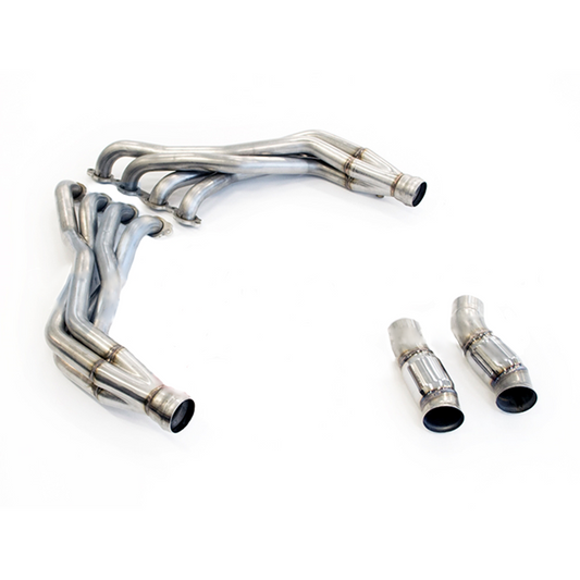 TSP 2010-2015 Camaro SS & ZL1 1-7/8" Long Tube Headers, Catted Connection Pipes w/Exhaust Manifold Gaskets - Stainless Steel