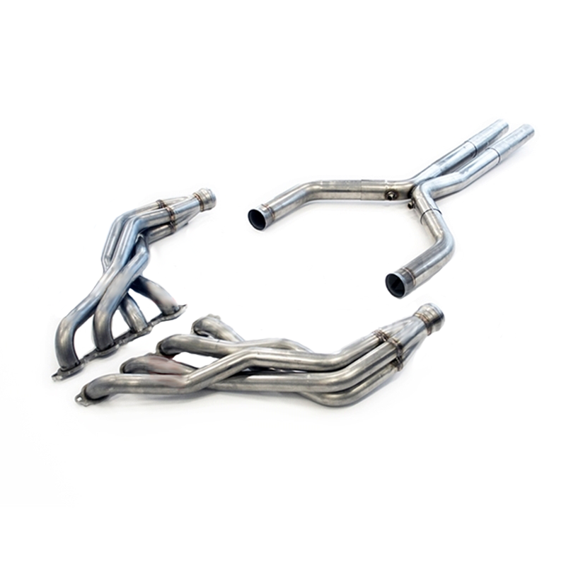 TSP 2010-2015 Camaro SS & ZL1 6.2L 1-7/8" Long Tube Headers, 3" X Pipe w/High-Flow Cats - Stainless Steel