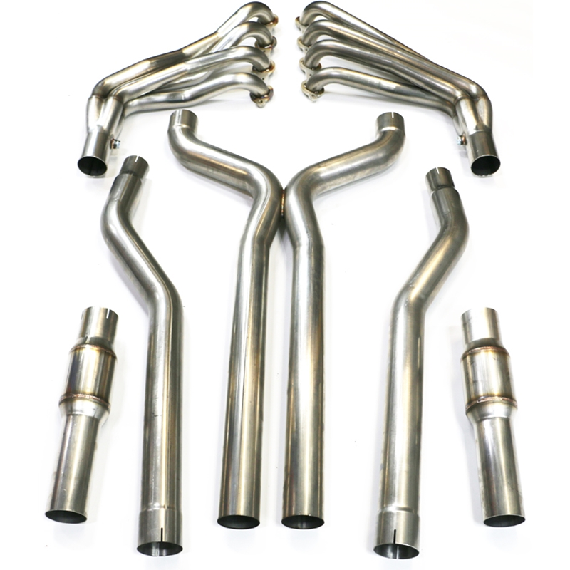 TSP 2010-2015 Camaro SS & ZL1 6.2L 2.00" Long Tube Headers, 3" X-Pipe w/High-Flow Cats - 304 Stainless Steel