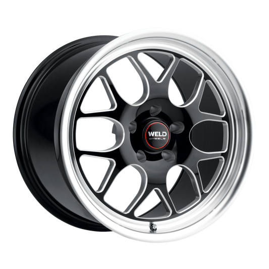 Solana Drag 18 | 18x5 | 5x120 | Gloss Black Milled | Non-BL | S1608C022N33