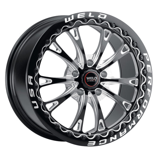 Belmont Beadlock 18 | 18x10 | 5x114.3 | Gloss Black Milled | Gloss Black Milled | Black SBL | S90880067P45