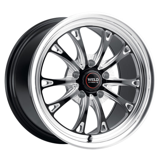 Belmont Drag 17 | 17x5 | 5x114.3 | Gloss Black Milled | Gloss Black Milled | Non-BL | S1577C067N21