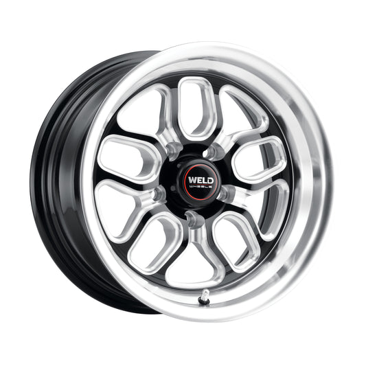 Laguna Street 15 | 15x5 | 5x120.65 | Gloss Black Milled | Gloss Black Milled | Non-BL | S107BC063375