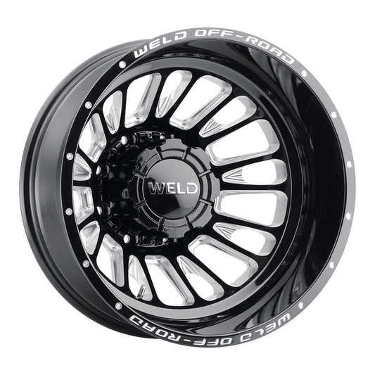 Scorch Dually Rear 20 | 20x8.25 | 8x200 | Gloss Black Milled | Gloss Black Milled | Non-BL | W12108292N41