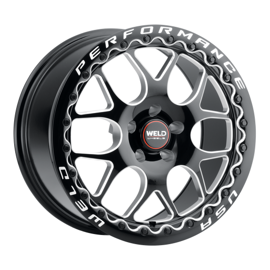 Solana Beadlock 18 | 18x10 | 5x114.3 | Gloss Black Milled | SBL | S91080067P28