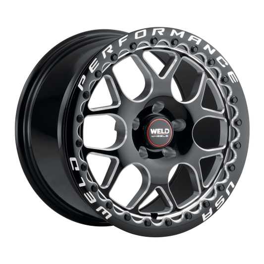Solana Beadlock 17 | 17x10 | 5x112 | Gloss Black Milled | SBL | S91070045P40