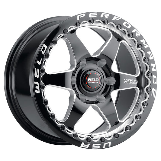 Ventura 6 Beadlock 20 | 20x9.5 | 6x127 | Gloss Black Milled | Gloss Black Milled | Black SBL | S90909581P35
