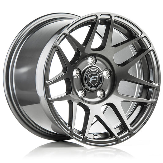 Forgestar F14 Gloss Anthracite Black Pair Of Wheels 17x11 +43 5x4.75BC